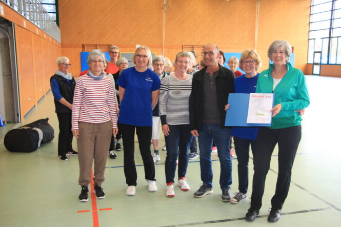 Der TSV Mühlhofen 1908 e.V. ist „Seniorenfreundlicher Turn- und Sportverein“